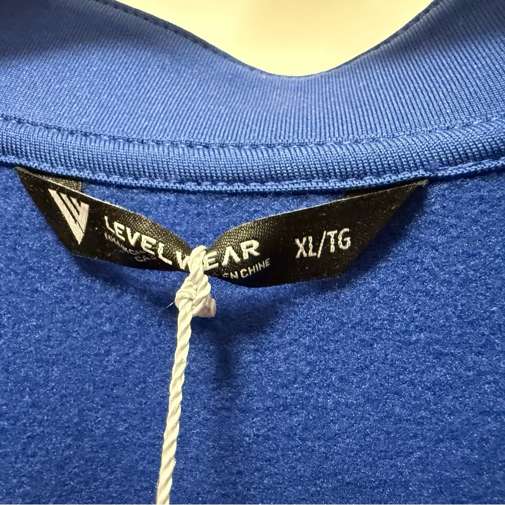 Bandon Dunes Vibrant Ezra Royal Blue Zip-Up Sweatshirt - Picture 4 of 8